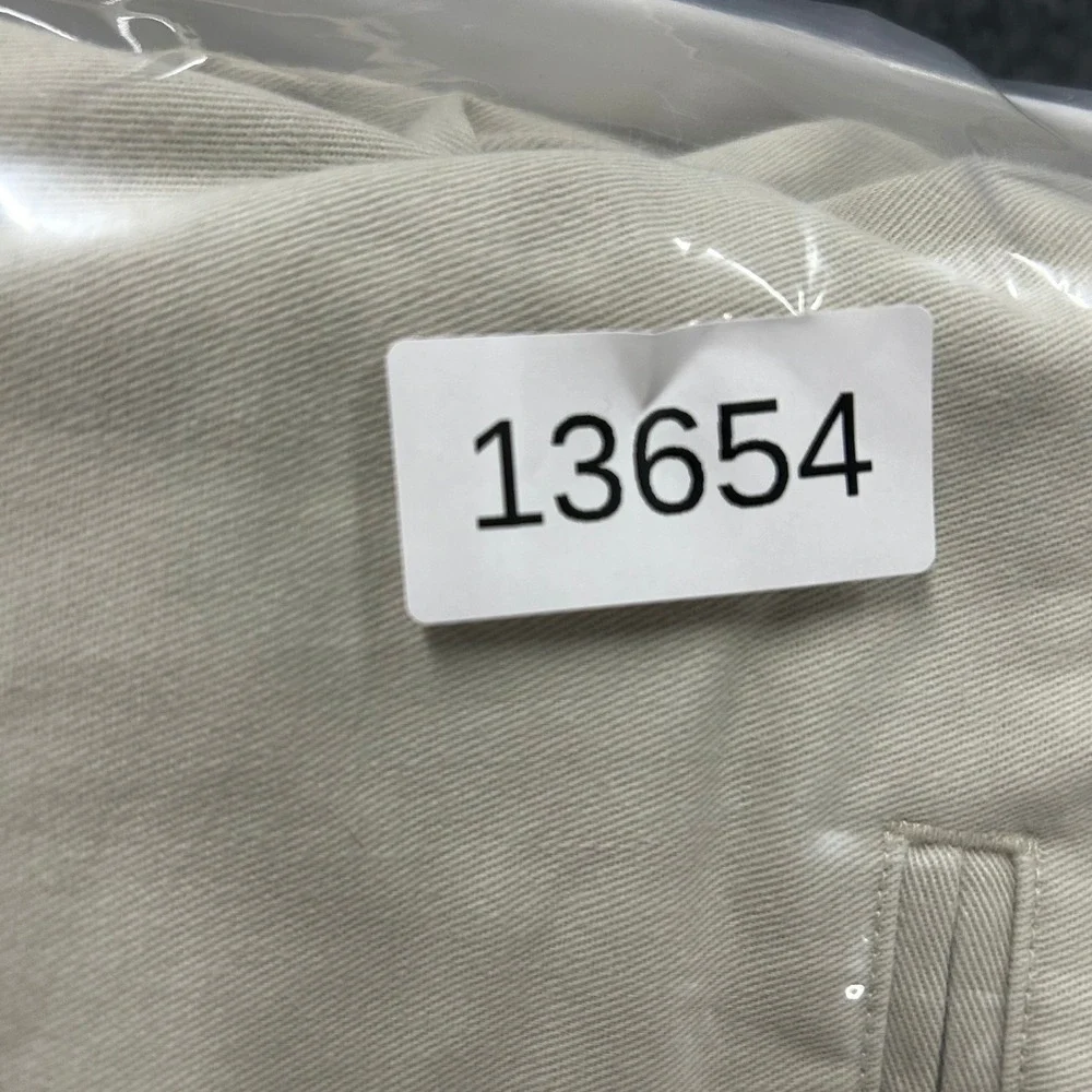 Polo Ralph Lauren Pants Mens Size 36x32 Beige Pleated Cotton Chino Classic Fit